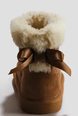 Bottines chaudement doublées - Beige — photo 2