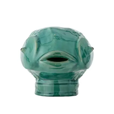 Cache Pot / Vase Poisson Vert — photo 3