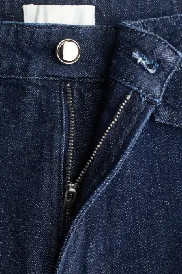 Wide High Jeans - Bleu denim foncé — photo 4