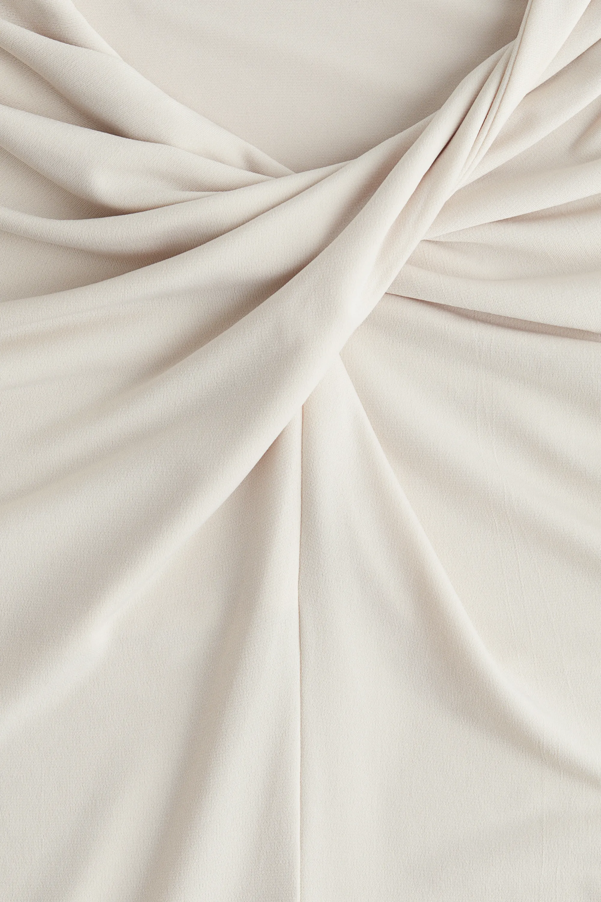 Top avec détail torsadé - Beige clair
