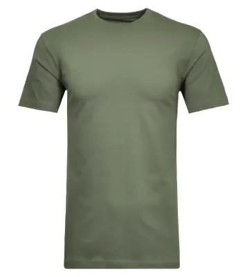 RAGMAN TEE SHIRT COL ROND GRANDE LONGUEUR Kaki — photo 1