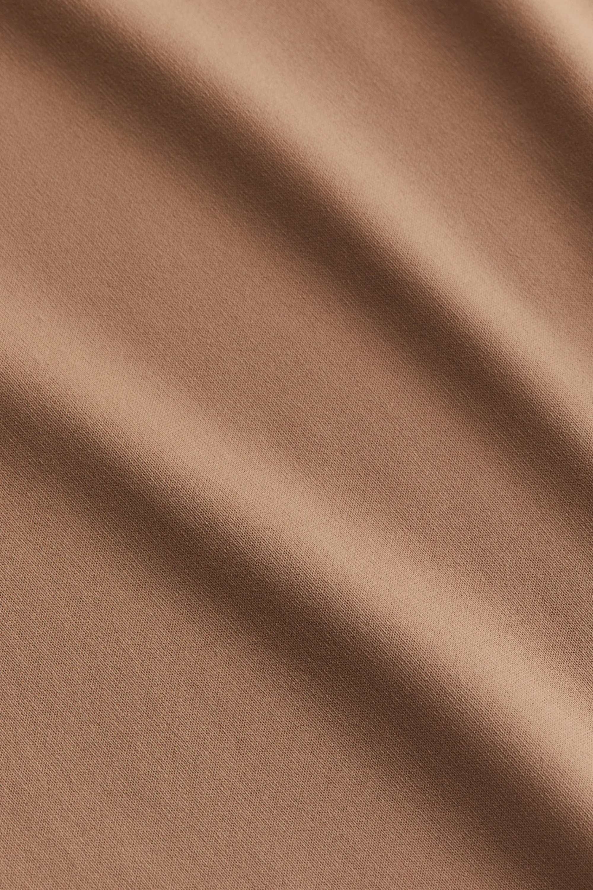 Robe T-shirt en microfibre - Beige foncé