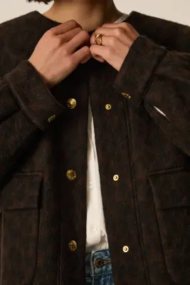 Veste Maille Isadora Leopard — photo 4