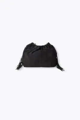 Sac à franges en cuir Femme — photo 3