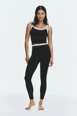 Débardeur avec soutien-gorge intégré SoftMove™ - Noir — photo 1