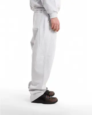 Wide Pant Heather Grey STW Embroidered — photo 5
