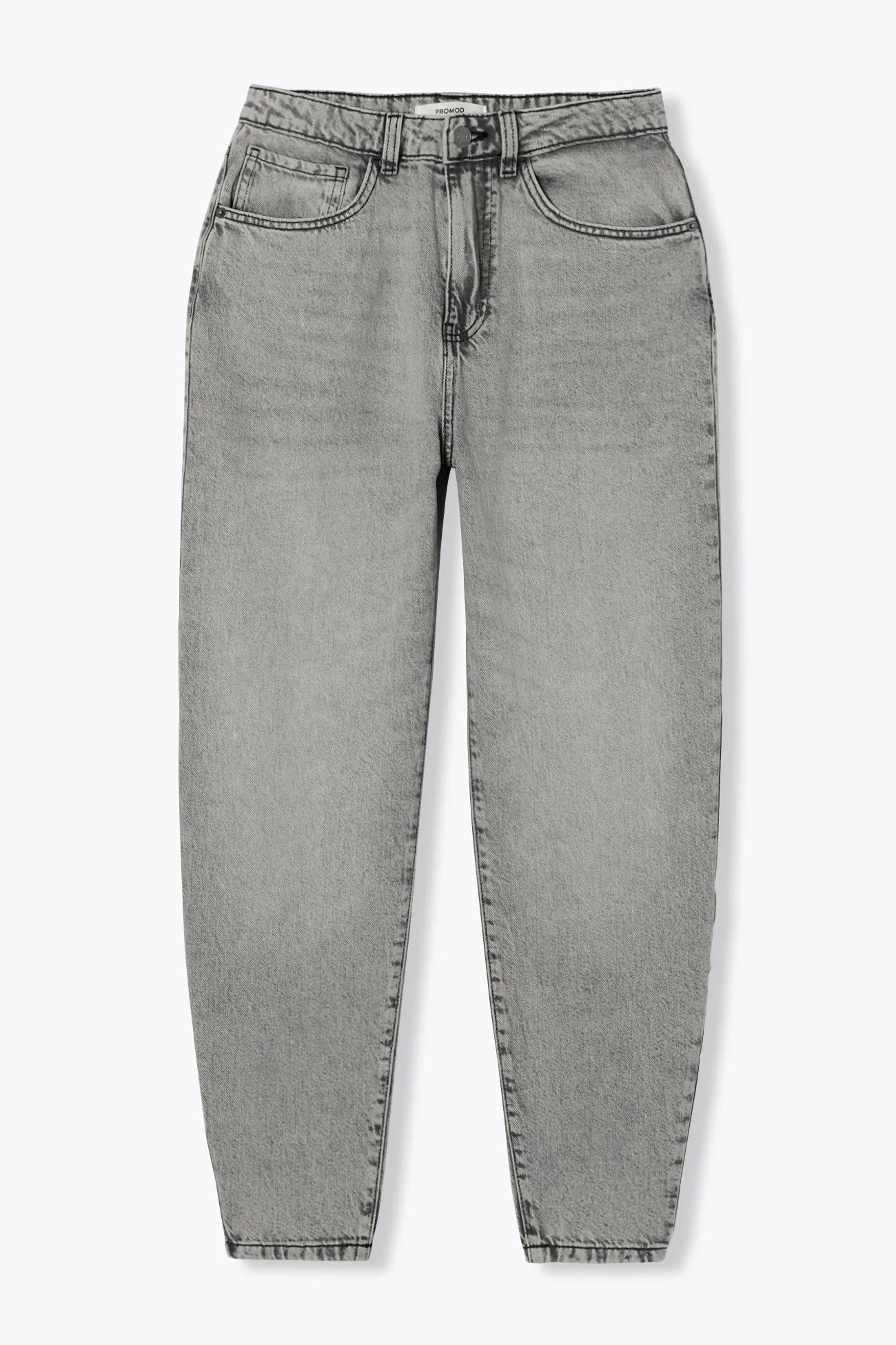 Jean balloon taille haute