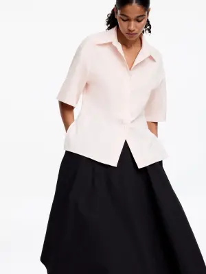 Chemise à manches courtes - Rose — photo 3