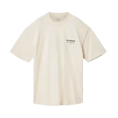ALLSAINTS Dreamer Short Sleeve Oversized Graphic T-Shirt Dusk White — photo 1