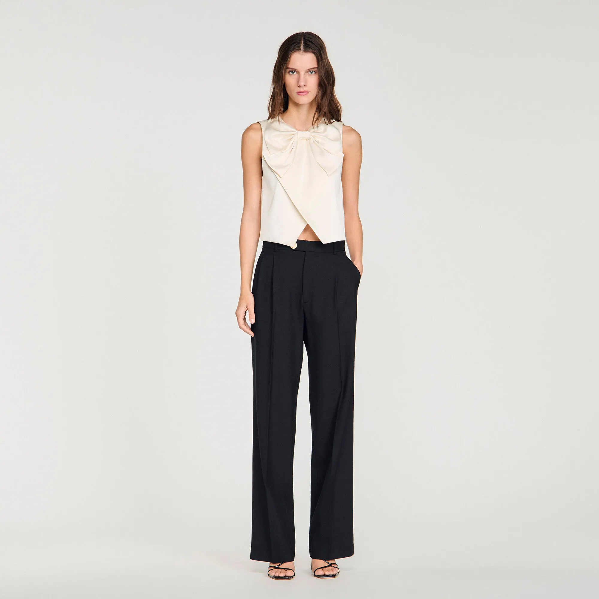 Pantalon de tailleur laine