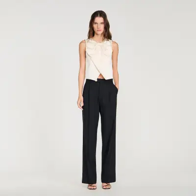 Pantalon de tailleur laine