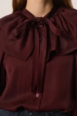 Blouse Satia Prune — photo 4