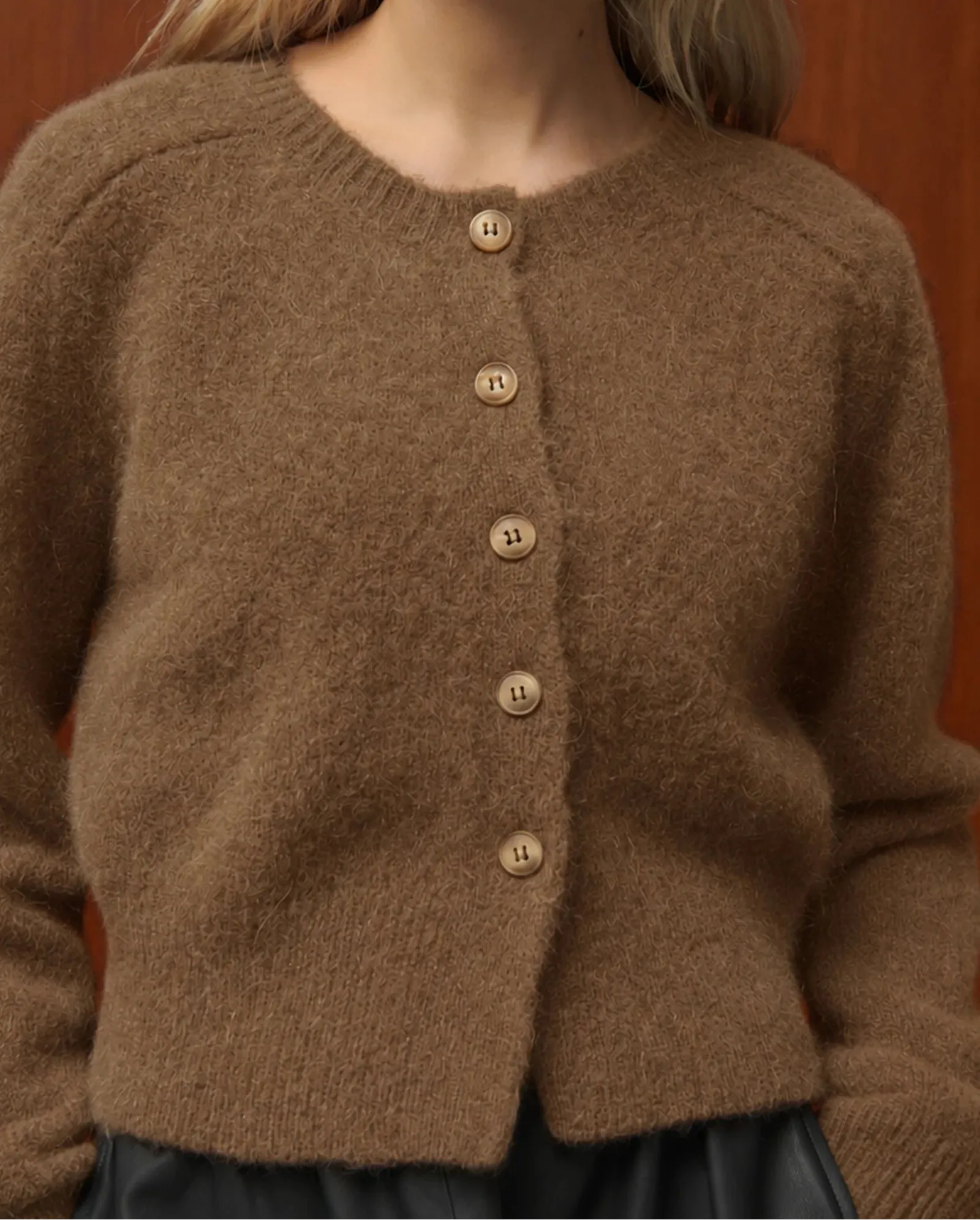 Gilet Lenny coloris hazelnut - BELLEPIECE