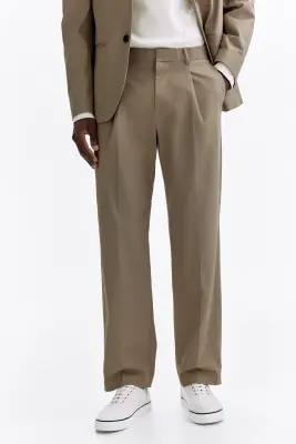 Pantalon de costume Regular Fit - Vert kaki — photo 2