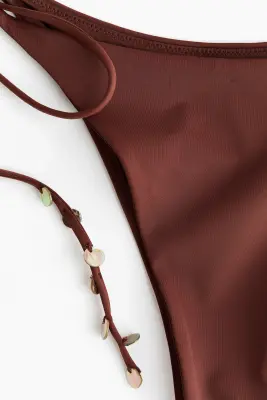 Bas de maillot Brazilian Tanga - Marron foncé — photo 4