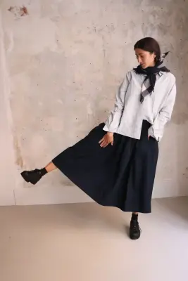 ApuntoB – Skirt P1569/TS1016 – Indigo — photo 2
