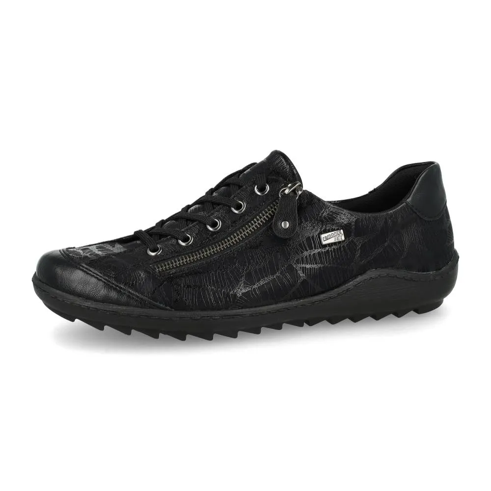 Baskets Remonte R1402-00 Noires - Lacets Grande Pointure Femme