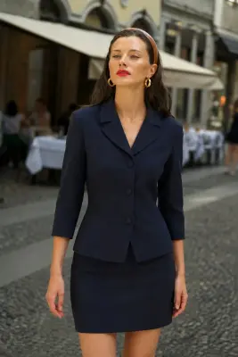 Adeline Jacket - Navy — photo 2