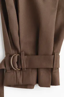 Pantalon avec pattes resserrables - Taupe foncé — photo 5