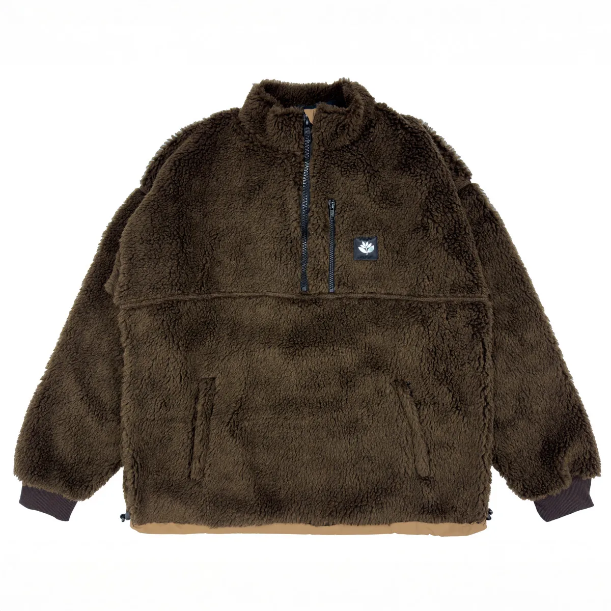 Polaire Magenta meru highneck – brown