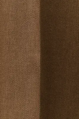 Pantalon Loose Fit en lin mélangé - Marron — photo 5