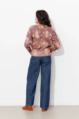 Pull à fleurs Femme — photo 4
