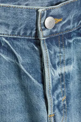 Jean droit ajusté taille basse Comet - Stirrup Blue - Bleu moyen — photo 5