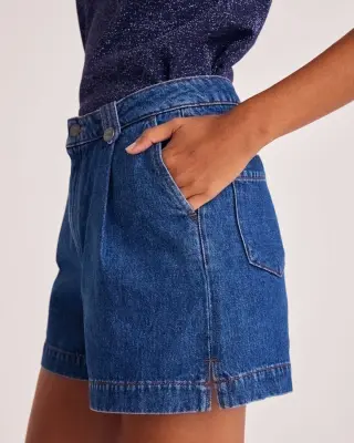 Short Simon bleu outremer — photo 4