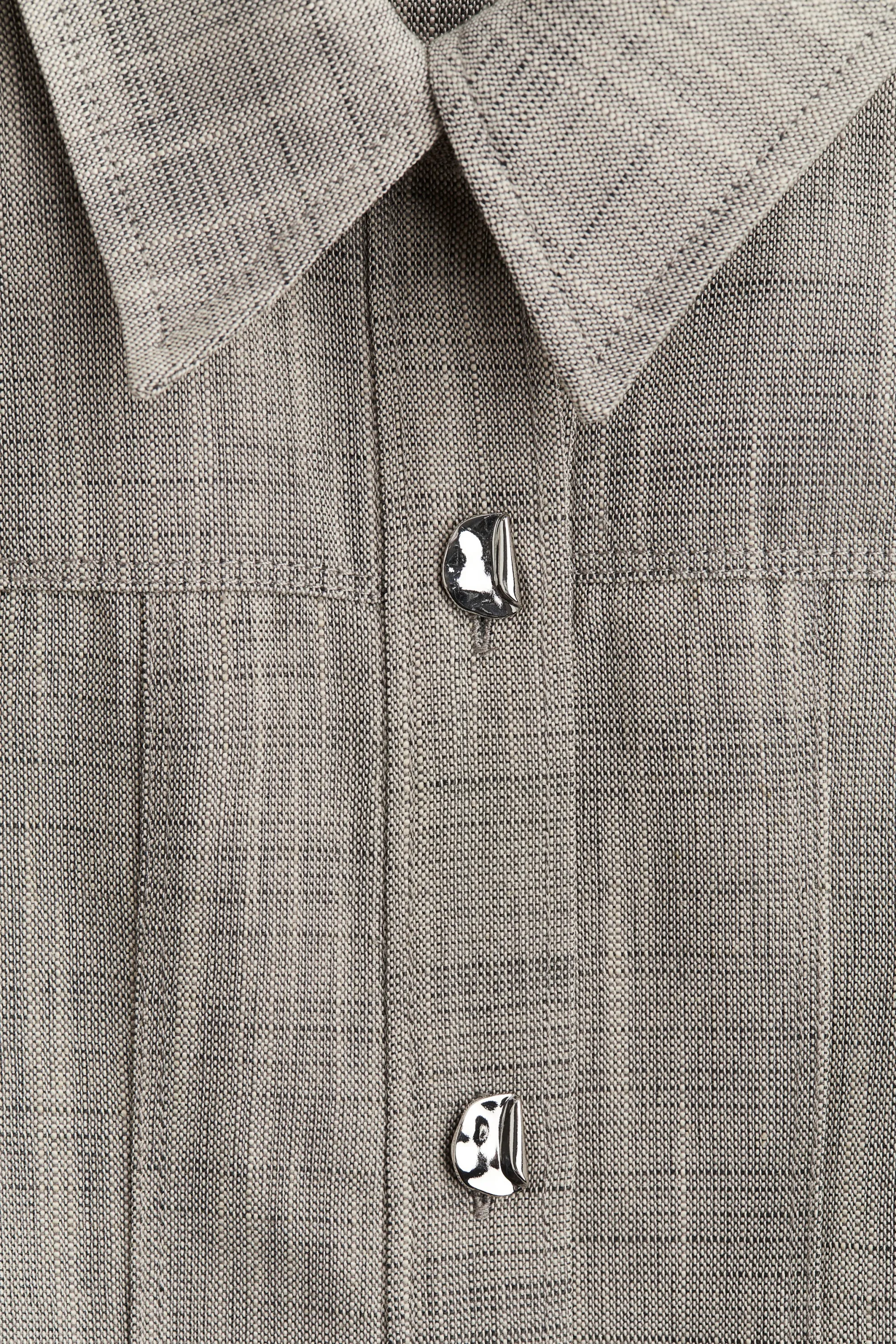 Chemise sans manches - Gris chiné