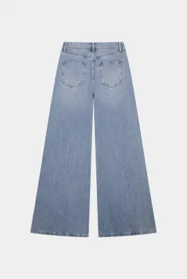 JEANS PALAZZO - DENIM CLAIR — photo 2