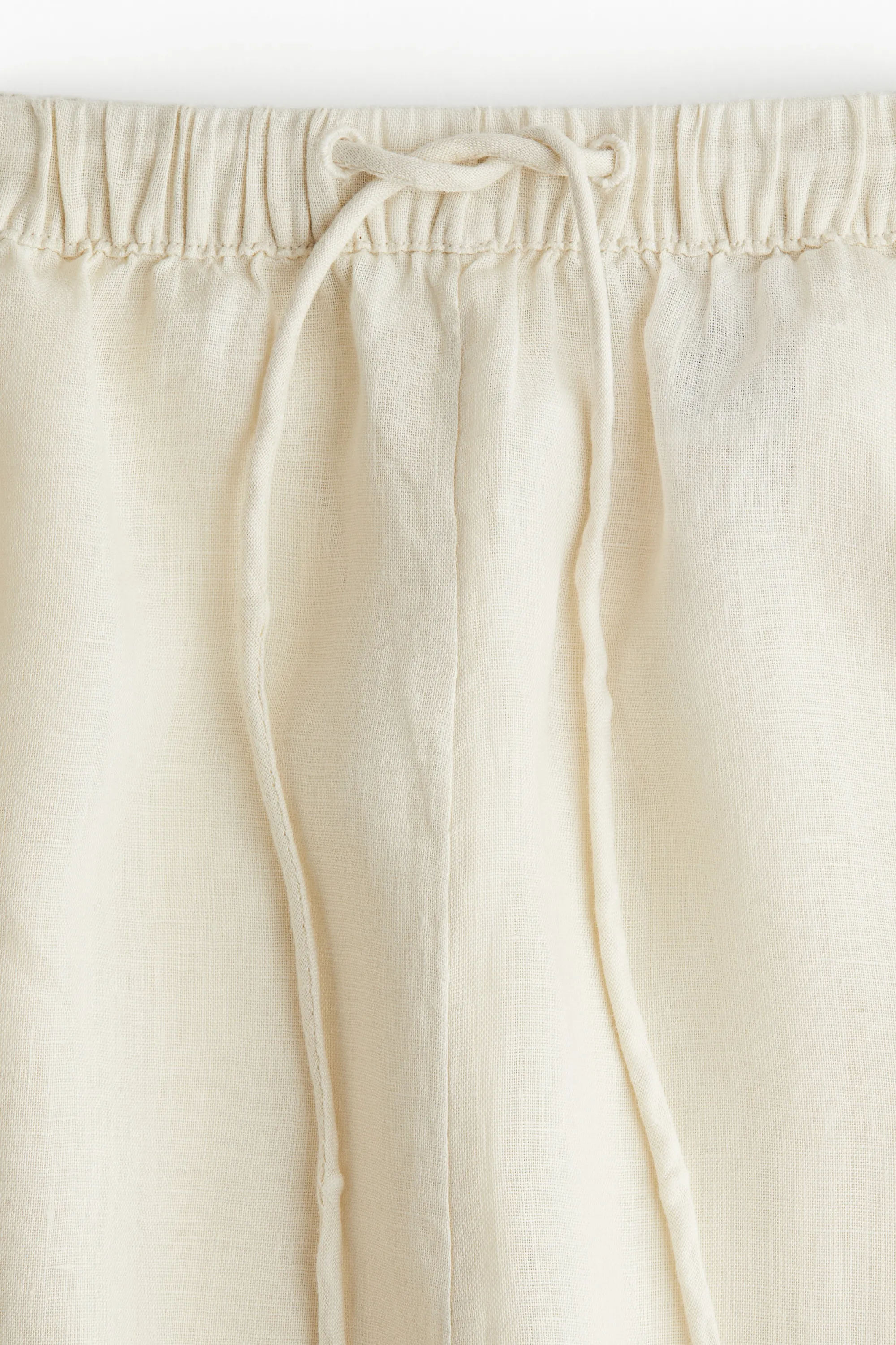 Short Bermuda en lin - Crème