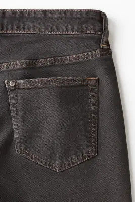 Regular Jeans - Marron denim foncé — photo 4