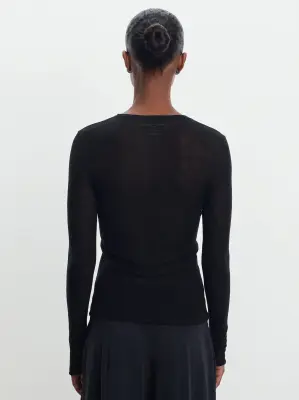 T-shirt en coton et cachemire — photo 2