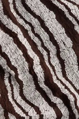 Top dos nu à effet froissé - Marron foncé — photo 4