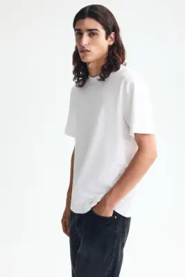 T-shirt Regular Fit - Blanc — photo 3