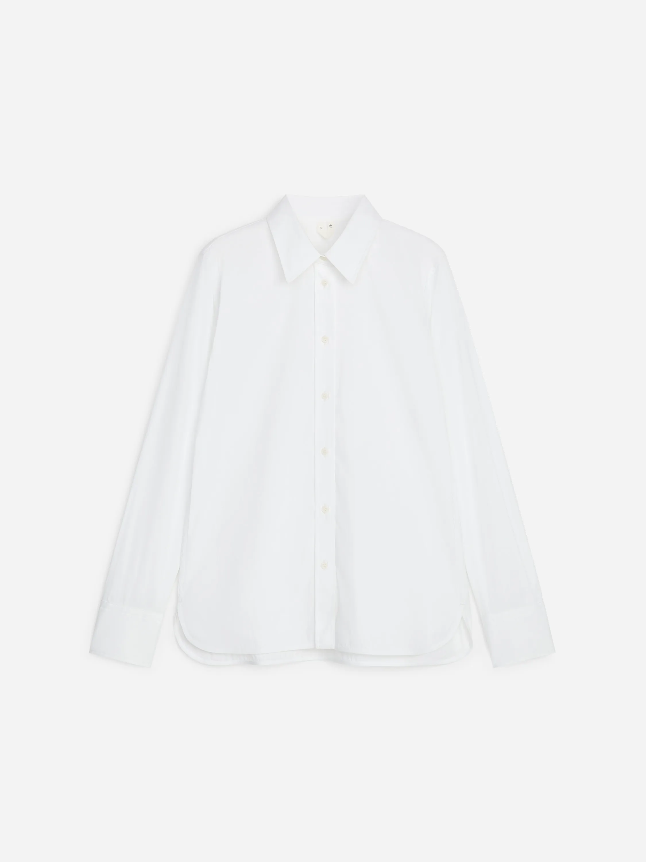 Chemise slim en coton extensible - Blanc