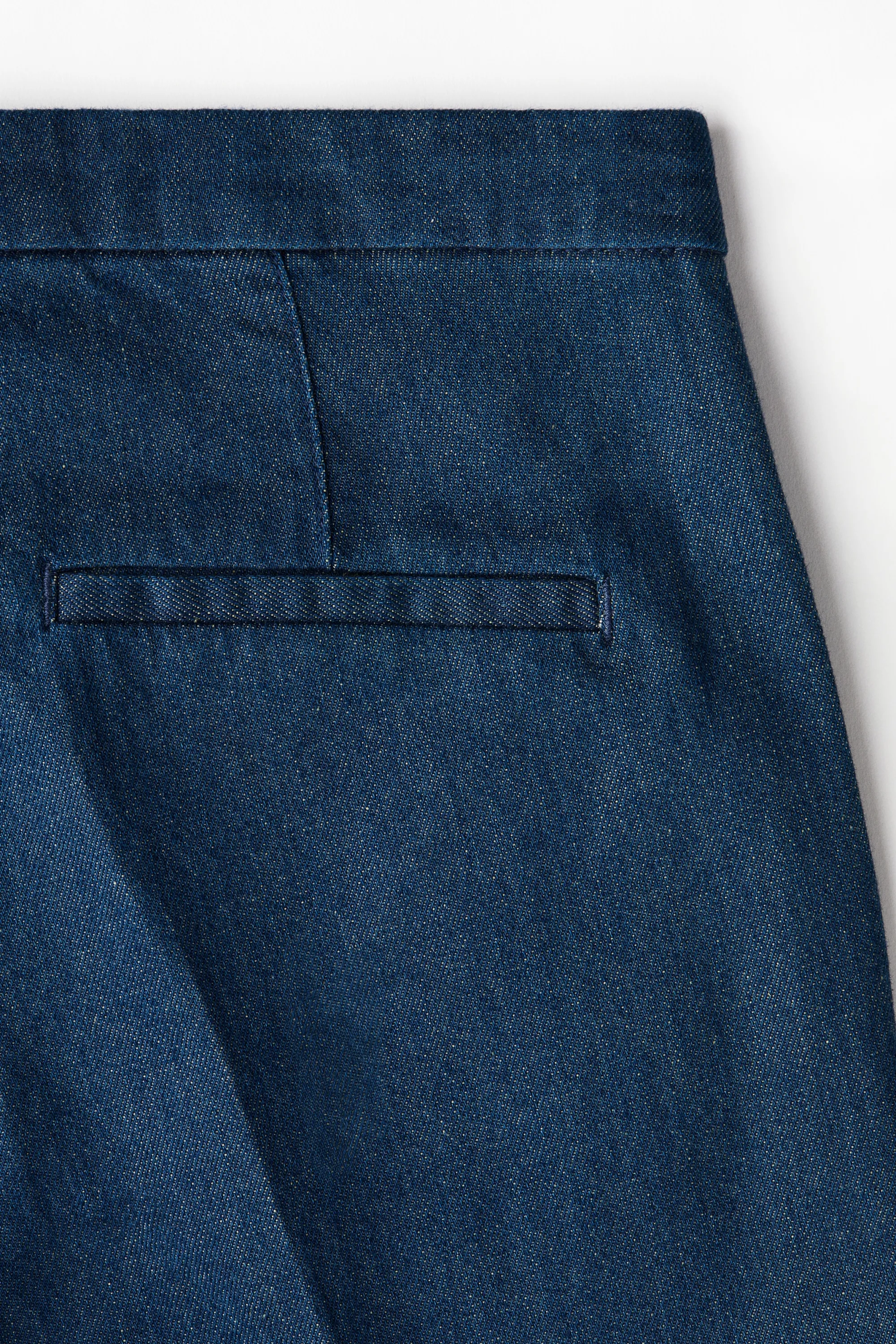 Flared High Jeans - Bleu denim