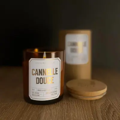 Bougie végétale parfumée Cannelle Douce — photo 2