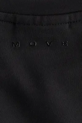 Top de sport chaud Fleece SoftMove™ - Noir — photo 4