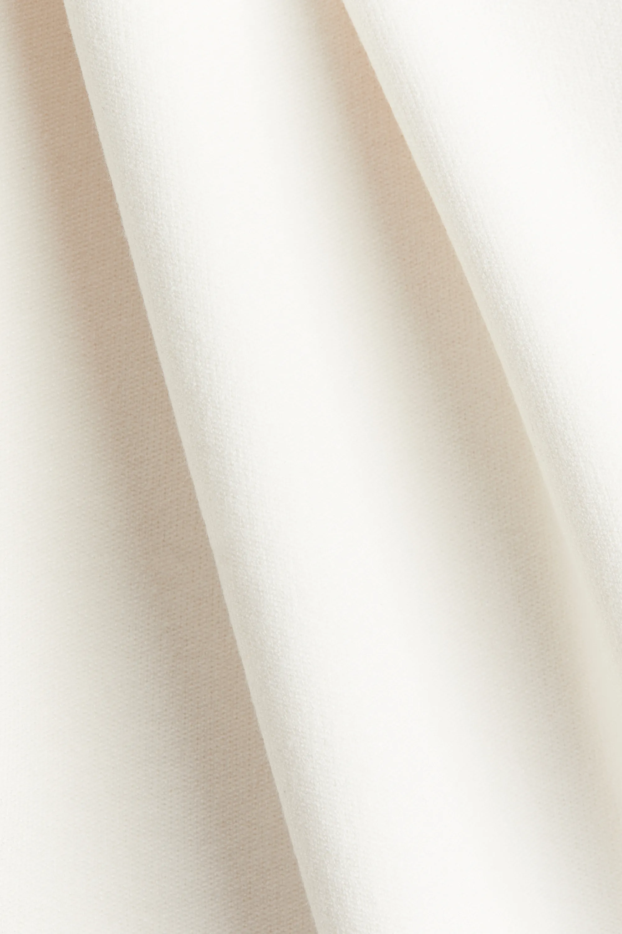 Top cintré en maille fine - Blanc