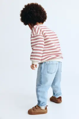 Jean en coton - Bleu denim — photo 2