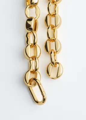 Collier à maillons polis - Doré — photo 3