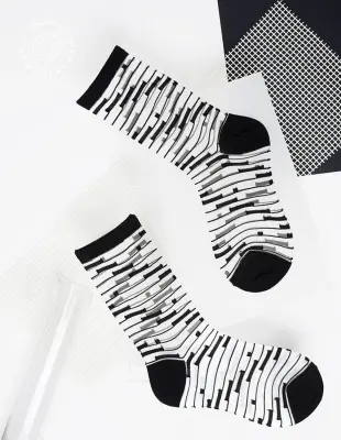 Chaussettes Shinjuku (plusieurs couleurs) – Atelier St-Eustache - Noir — photo 4