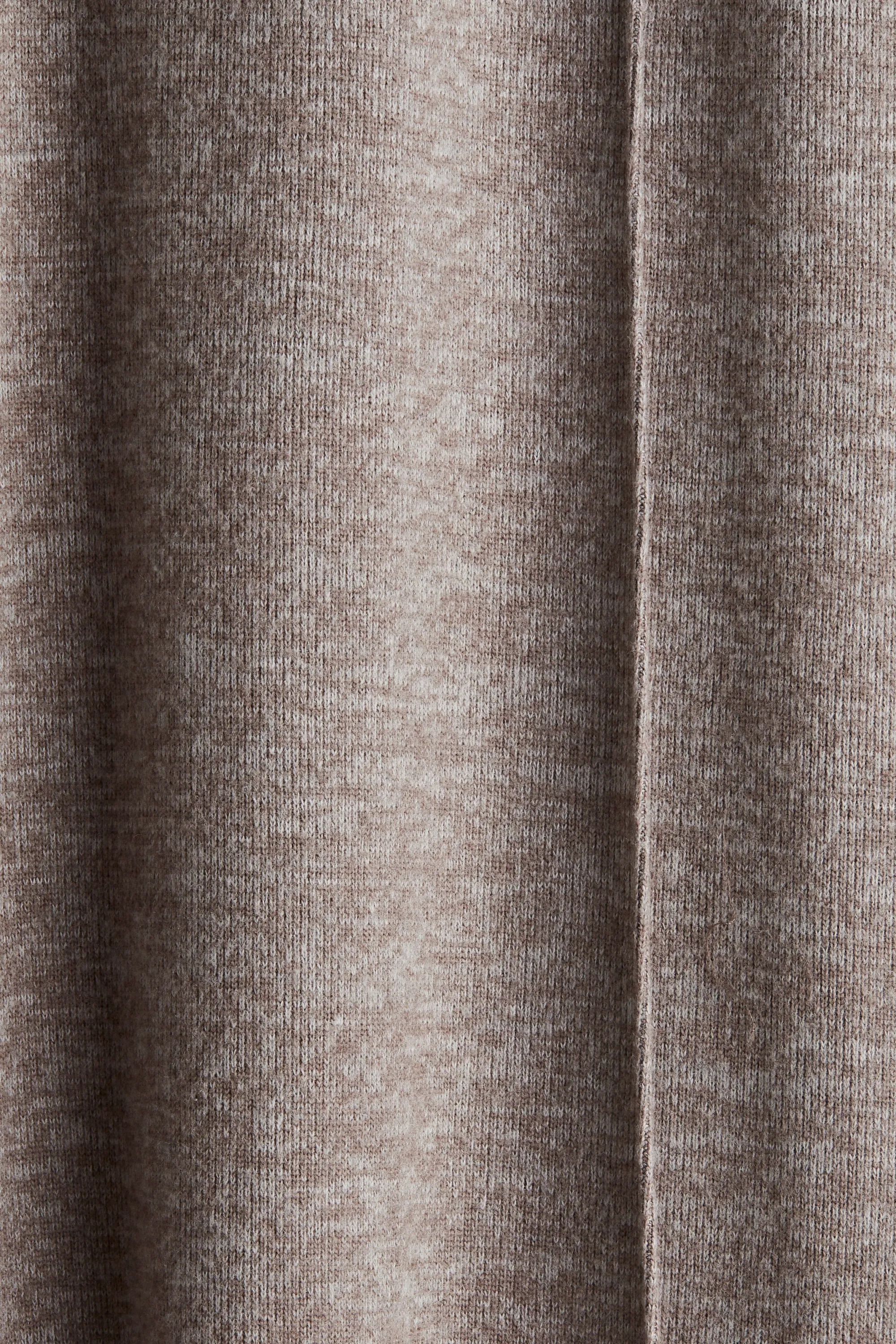 Robe à mancherons en jersey - Taupe chiné