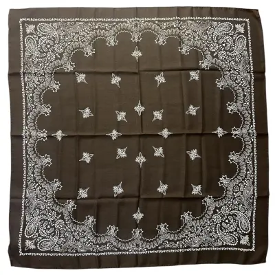Carré Judy bandana dark choco - Destin