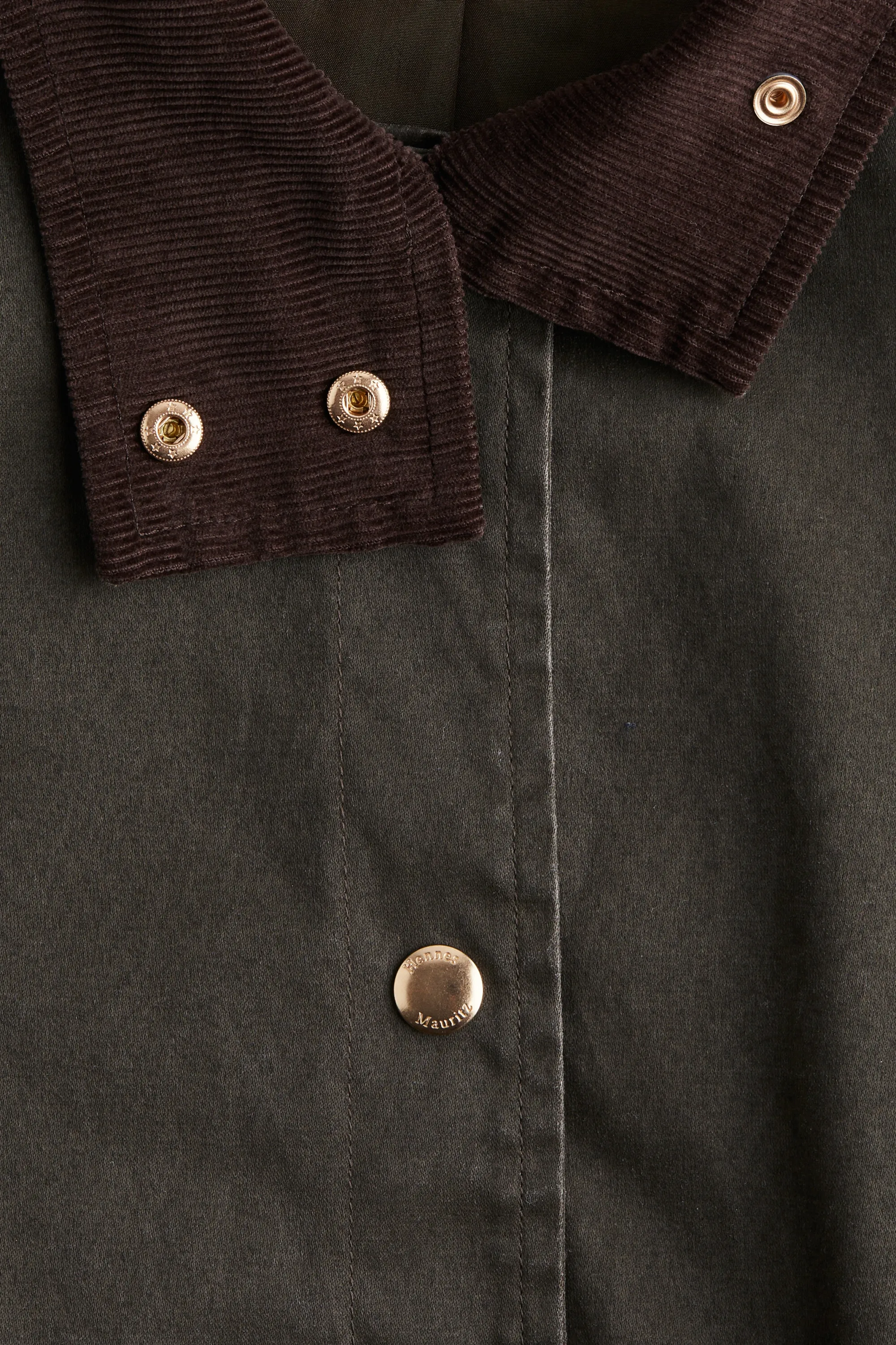 Veste cargo oversize - Vert kaki foncé