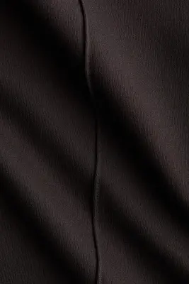 Pantalon barrel en jersey - Marron foncé — photo 3