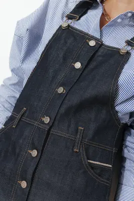 Robe en jean selvedge Femme — photo 5