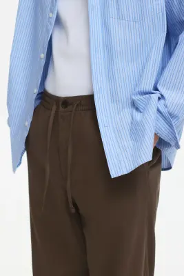 Pantalon Relaxed Fit - Taupe — photo 2