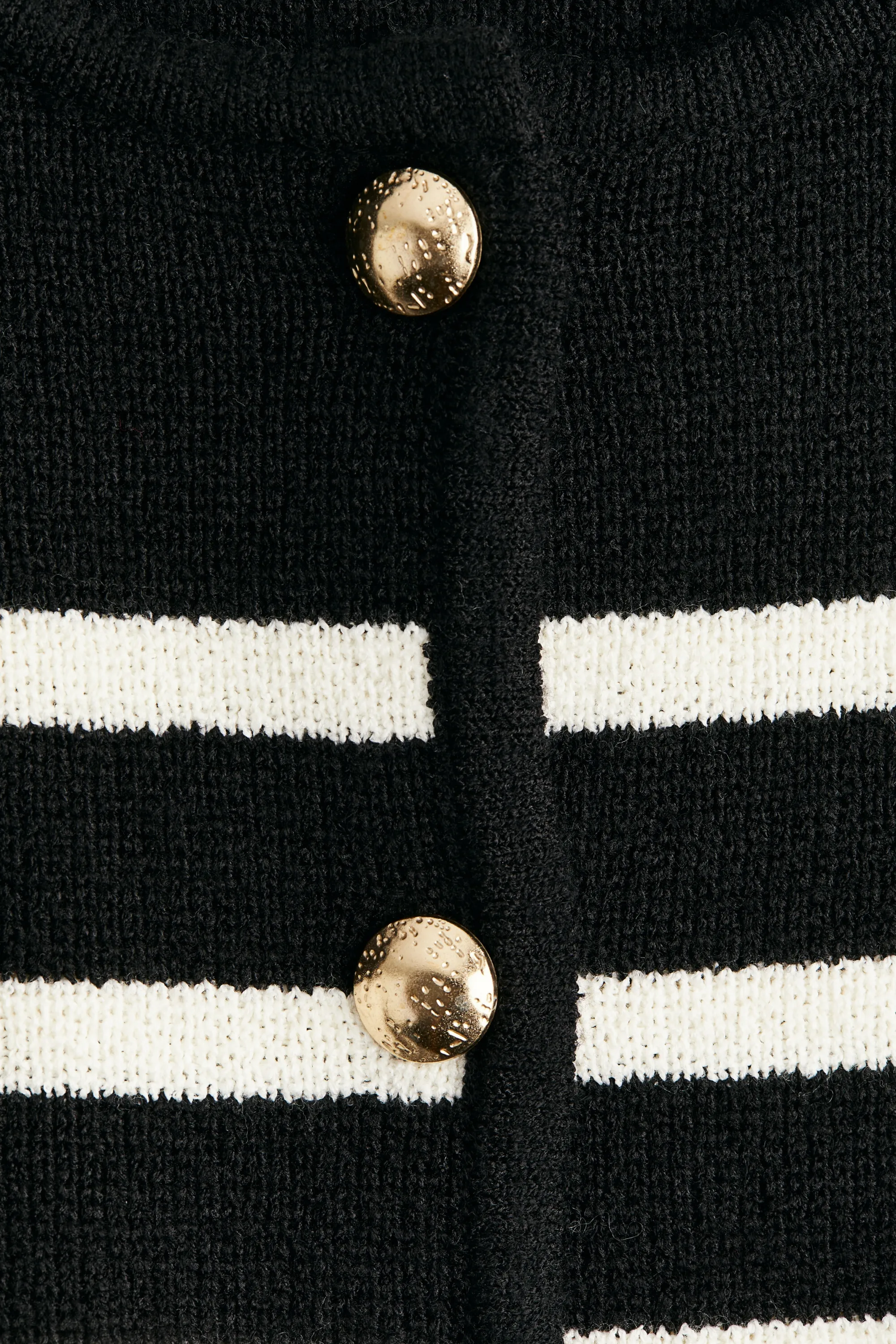 Gilet en maille - Black/Striped